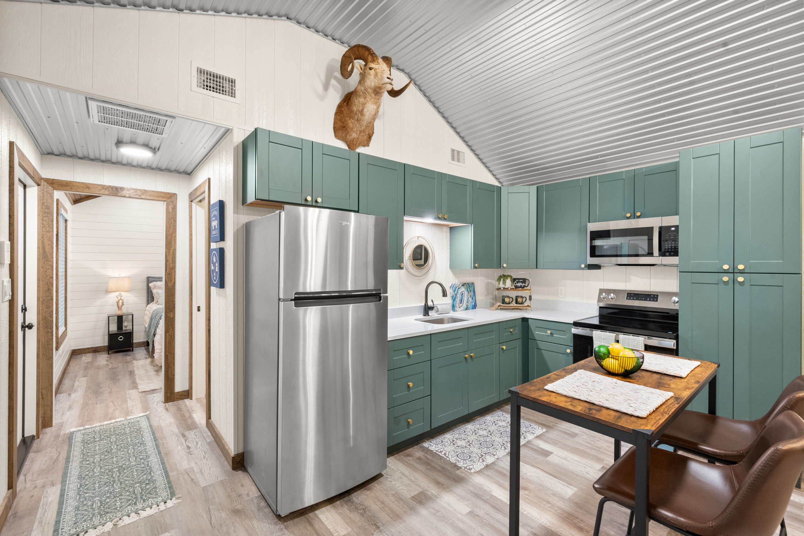 Tiny Cabins with Full Kitchens