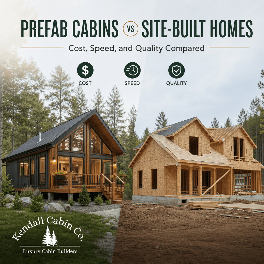 Prefab Cabins vs Site-Built Homes: Cost, Speed, and Quality Compared