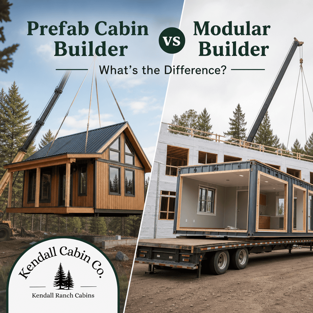 Prefab Cabin Builder vs Modular Builder: What’s the Difference?