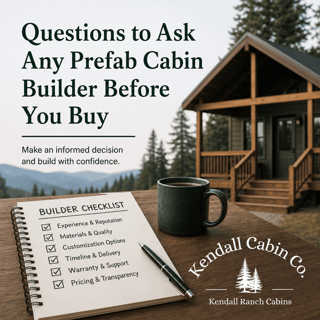 Questions to Ask Any Prefab Cabin Builder Before You Buy