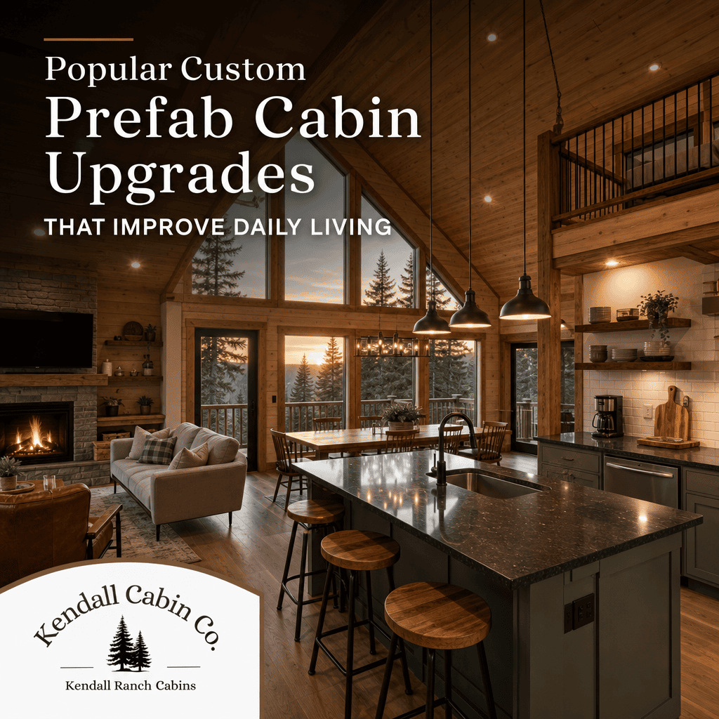Popular Custom Prefab Cabin Upgrades That Improve Daily Living